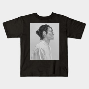 Drawing by Omar Rudberg - Simon in Young Royals Kids T-Shirt